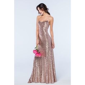 Watters 2305 Lucette Sequin Bridesmaid Dress